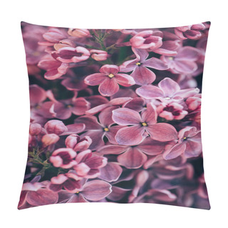 Personality  Full Frame Image Of Purple Lilac Background  Pillow Covers