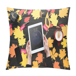 Personality  Hands With Digital Tablet  Pillow Covers