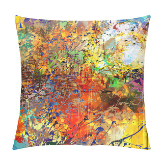 Personality  Floral Grungy Background Pillow Covers