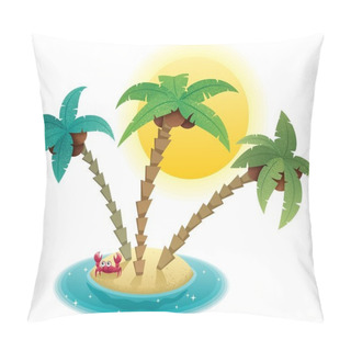 Personality  Small Island Pillow Covers