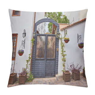 Personality  Streets Of Old Town Kaleici - Antalya, Turkey. Pillow Covers