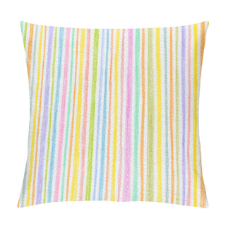 Personality  Color Pencil Background Pillow Covers