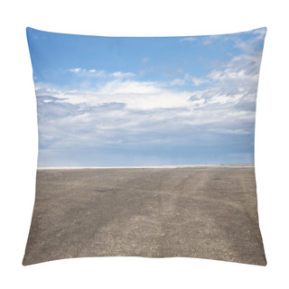 Personality  Blue Sky And Brown Ground Pillow Covers