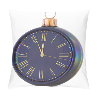 Personality  New Year's Eve Clock Midnight Last Hour Countdown Pressure Pillow Covers