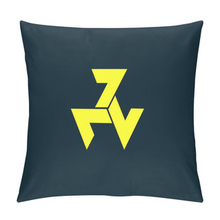 Personality  Triskelion Celtic Symbol. Triple Spiral. Vector Illustration Pillow Covers