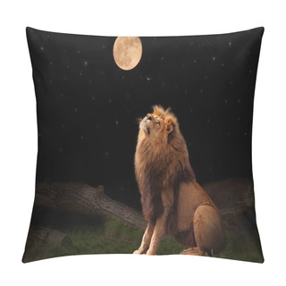 Personality  Lion Pillow Covers