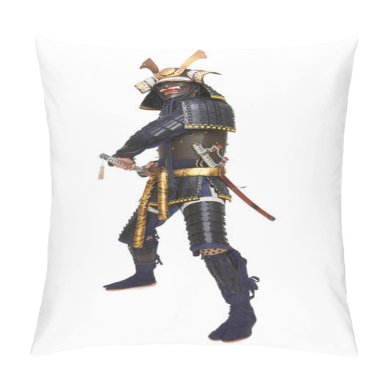 Personality  Samurai In Armor Pillow Covers