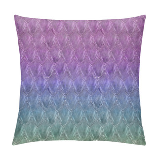 Personality  Repeating Playful Mermaid Fish Scale Pattern Pillow Covers