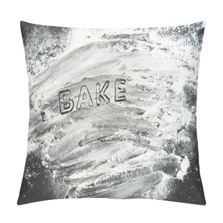 Personality  Baking Forms Stencil With Flour Pillow Covers