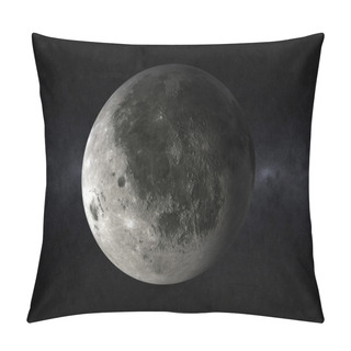 Personality  3d Moon In The Space Pillow Covers