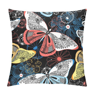 Personality  Graphic Pattern Fancy Butterflies Pillow Covers