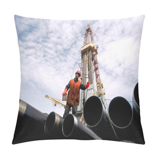 Personality  Russia. Oil Production Of Salym Petroleum Development Company Pillow Covers