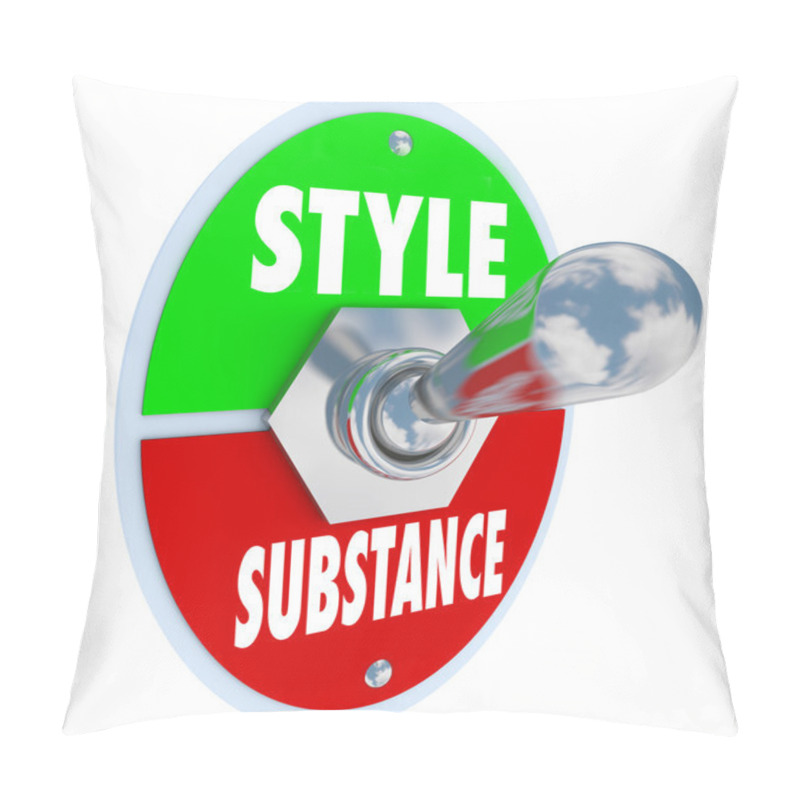 Personality  Style Over Substance Toggle Switch Pillow Covers