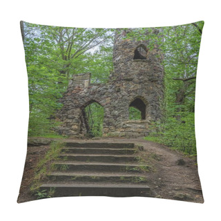 Personality  Artificial Ruins In Bad Schandau, Saxon Switzerland, Germany Pillow Covers