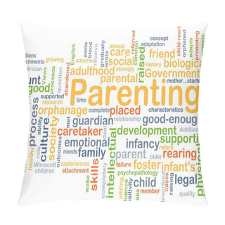 Personality  Parenting Background Concept Pillow Covers