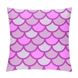 Personality  Mermaid Scales, Background Pillow Covers