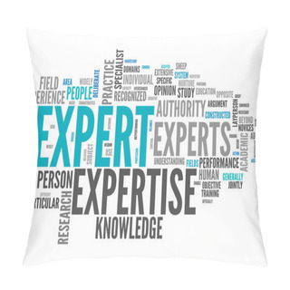 Personality  Word Cloud Expert Pillow Covers
