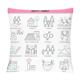 Personality  Family Values Set Pillow Covers