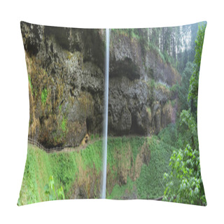 Personality  Summer Oasis: Stunning Waterfalls In The Verdant Forest In 4K Ultra HD Pillow Covers