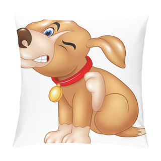 Personality  Cartoon Dog Scratching An Itch Pillow Covers