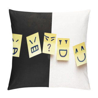 Personality  Good And Bad Pillow Covers