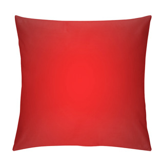 Personality  Abstract Red Background With Vignette ,3d Illustration. Empty Space Pillow Covers