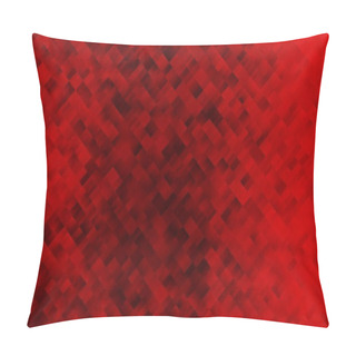 Personality  Light Red Vector Cover In Polygonal Style. Pillow Covers