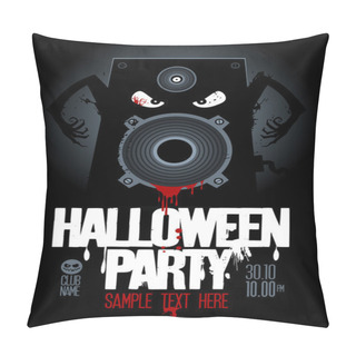Personality  Halloween Party Design Template. Pillow Covers
