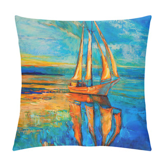 Personality Sail Ship Pillow Covers
