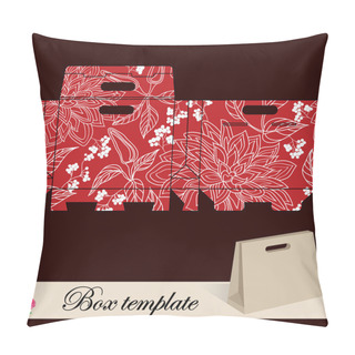 Personality  Gift Box Template. Pillow Covers