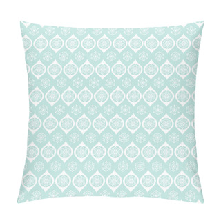 Personality  White Snowflakes Pattern Pillow Covers