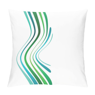 Personality  Abstract Background With Bent Lines Pillow Covers