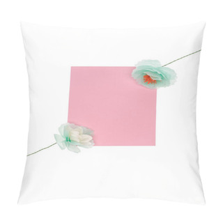 Personality  Flowers With Greeting Card  Pillow Covers