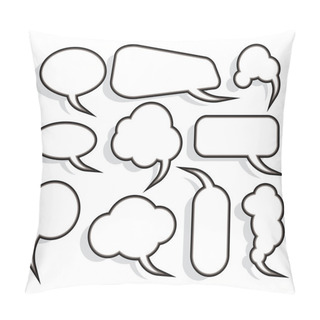 Personality  Comic Clouds - Set 5 Pillow Covers