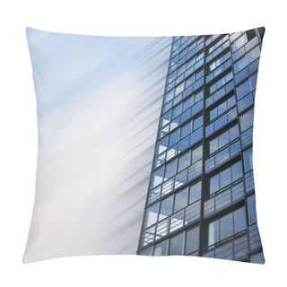 Personality  Blue Building Motion Pillow Covers