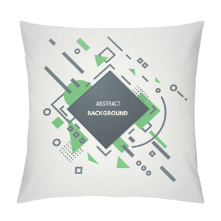 Personality  Abstract Geometric Background Pillow Covers