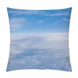 Personality  A Blanket Of Clouds Above Texas In The United States Pillow Covers