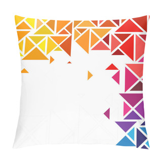 Personality  Abstract Colorful Geometric Background. Pillow Covers