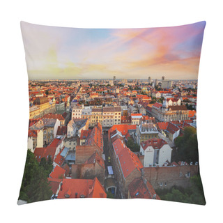 Personality  Zagreb Cityspace Pillow Covers