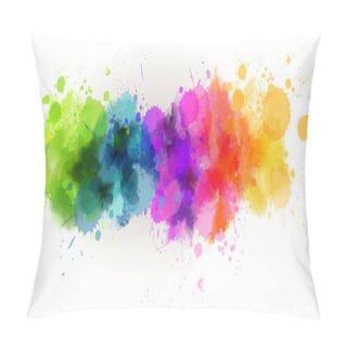 Personality  Watercolor Line Background Pillow Covers