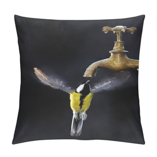 Personality  Bird In Flight. Pillow Covers