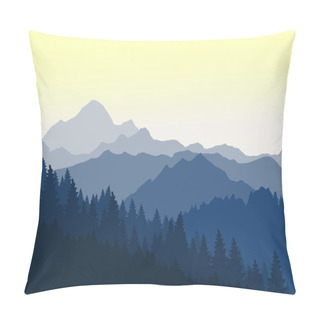 Personality  Beautiful Sunrise In The Blue Mountains. Pillow Covers