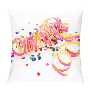 Personality  Colorful Confetti And Party Streame Pillow Covers