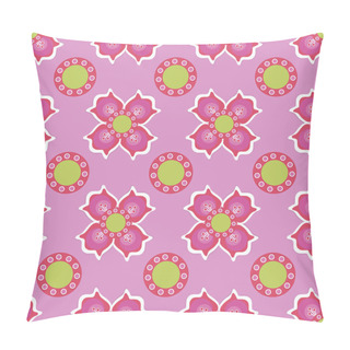 Personality  Seamless Flower Pattern Background Pillow Covers