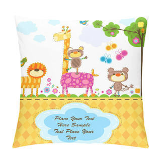 Personality  Cute Animals Pillow Covers