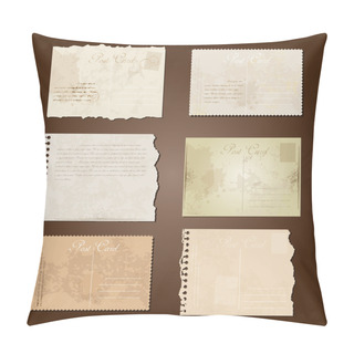 Personality  Vintage Postcards Pillow Covers