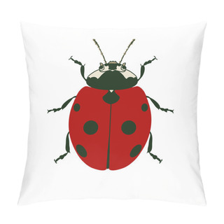 Personality  Ladybug Insect Icon Pillow Covers