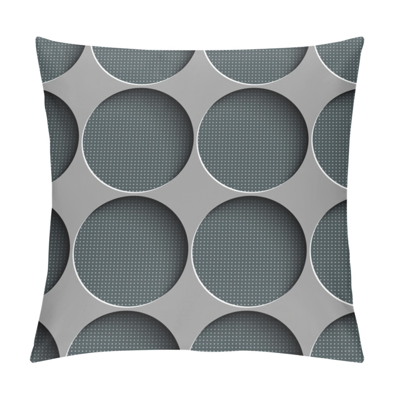 Personality  Seamless Ctrcle Background pillow covers