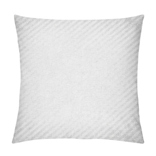 Personality  White Fabric Textile Texture, Square Stripes Background Pillow Covers