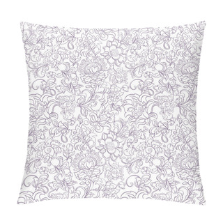 Personality  Floral Seamless Textile Pattern Pillow Covers
